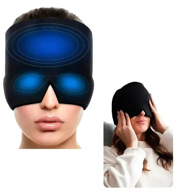 🧊 ¡Alivio inmediato para tus migrañas! – Gorro de Gel Icetherapy™