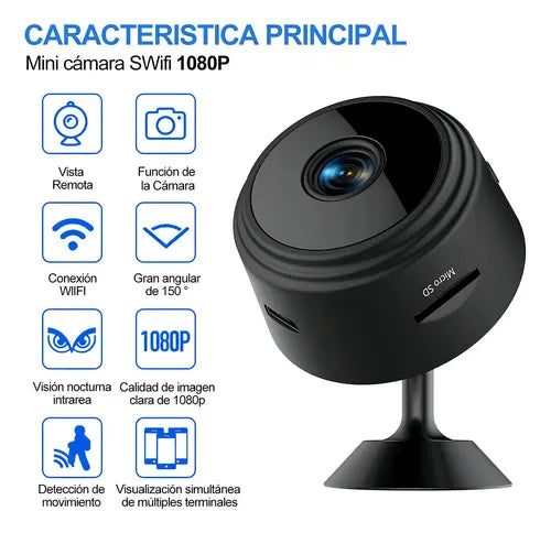 Mini Cámara Wifi Full HD