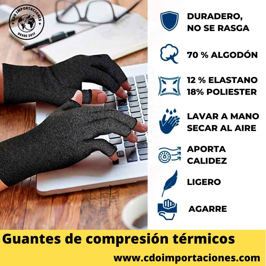 GUANTES COMPRESIÓN PARA DOLOR DE MANOS