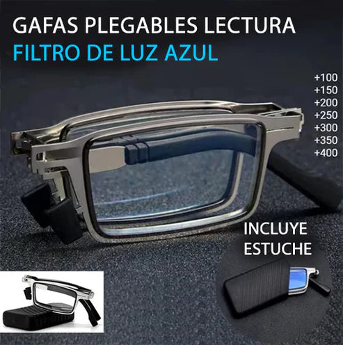 PAGUE 1 LLEVE 2❗ Lentes Plegables de Lectura + Filtro Luz Azul