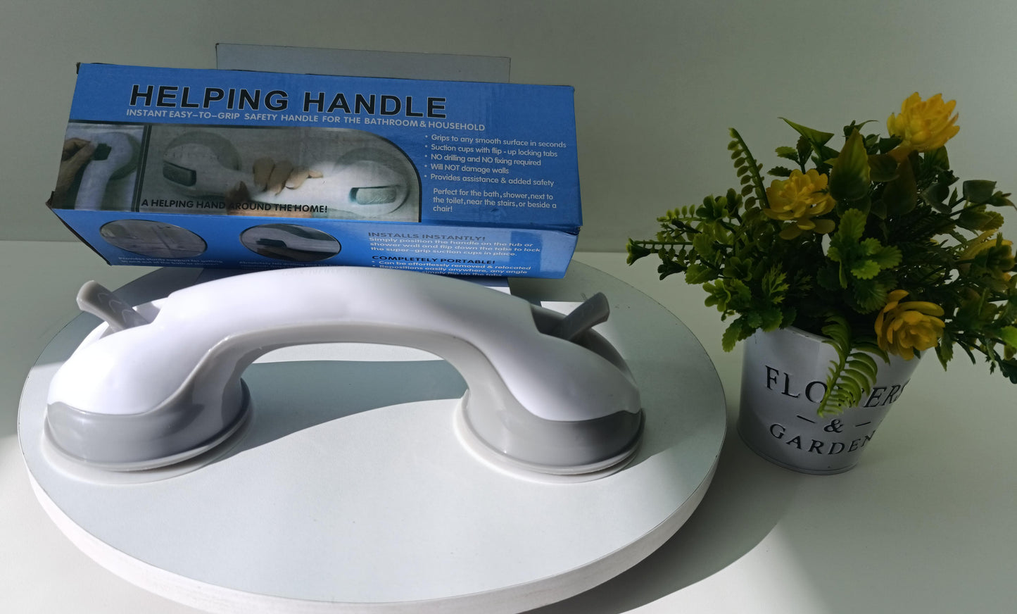 Barra de apoyo antideslizante - Evita caídas en el baño