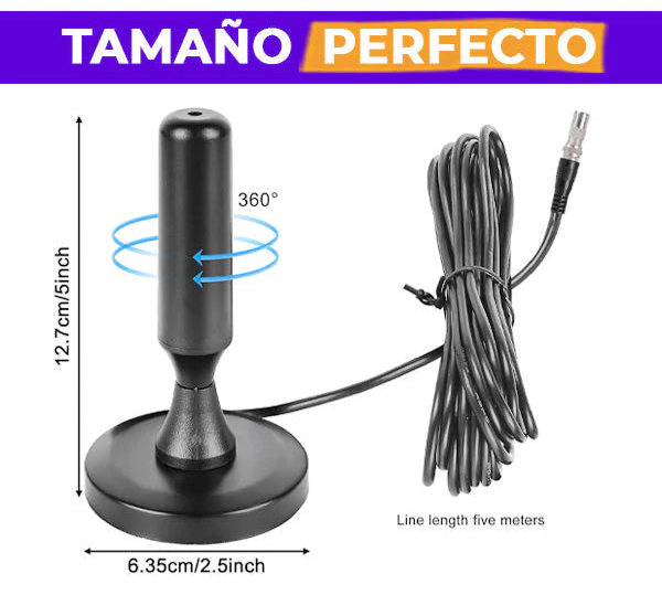 Antena Digital HOTV UHD Profesional: Señal HD sin pagar más