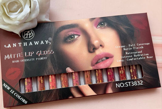💄 Set de Labiales Matte Anthaway®  – Alta Cobertura e Hidratación