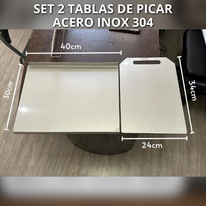 Tabla de picar de Acero Inoxidable / Tabla Pequeña GRATIS 🎁