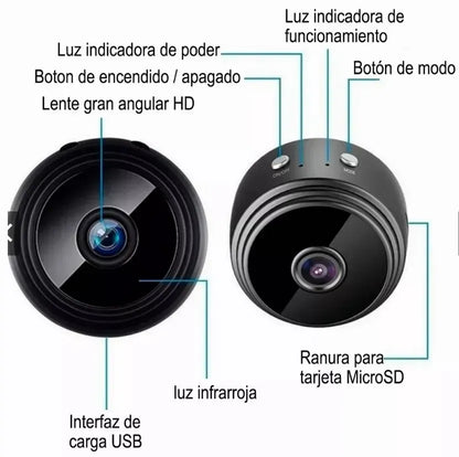 Mini Cámara Wifi Full HD