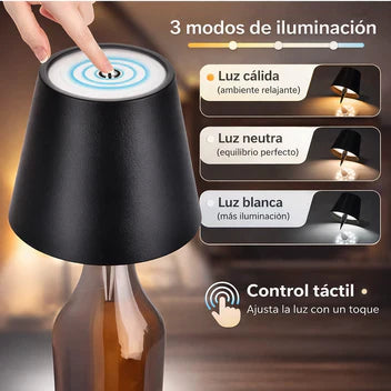 Convierte cualquier botella en una lámpara elegante en segundos