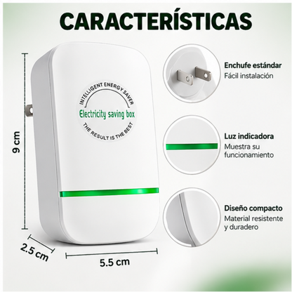 Energy Saver Box | Dispositivo Eléctrico Enchufable Ahorrador De Energia