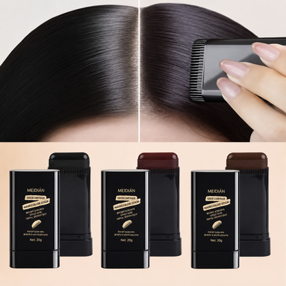 🖤✨ Cubre Canas en Barra con Peine – Retoque Instantáneo 💇‍♀️💇‍♂️