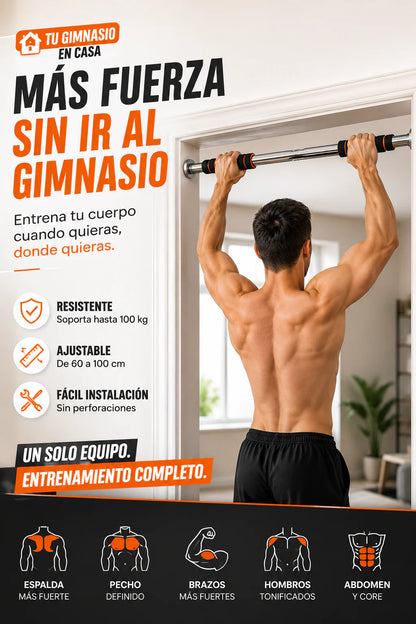 💪 Convierte Tu Casa en un Gimnasio | Barra de Dominadas Ajustable