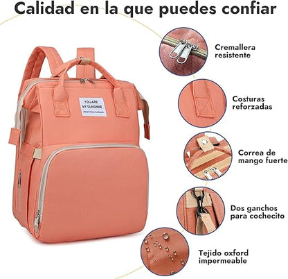 Super mochila 3 en 1 - Multifuncional con cama plegable