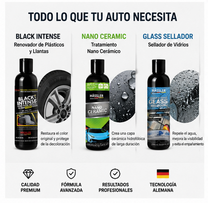 Mega Kit para Autos – Protege tu vehículo y mantén su brillo por meses 🚗✨