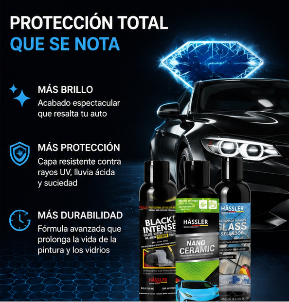 Mega Kit para Autos – Protege tu vehículo y mantén su brillo por meses 🚗✨