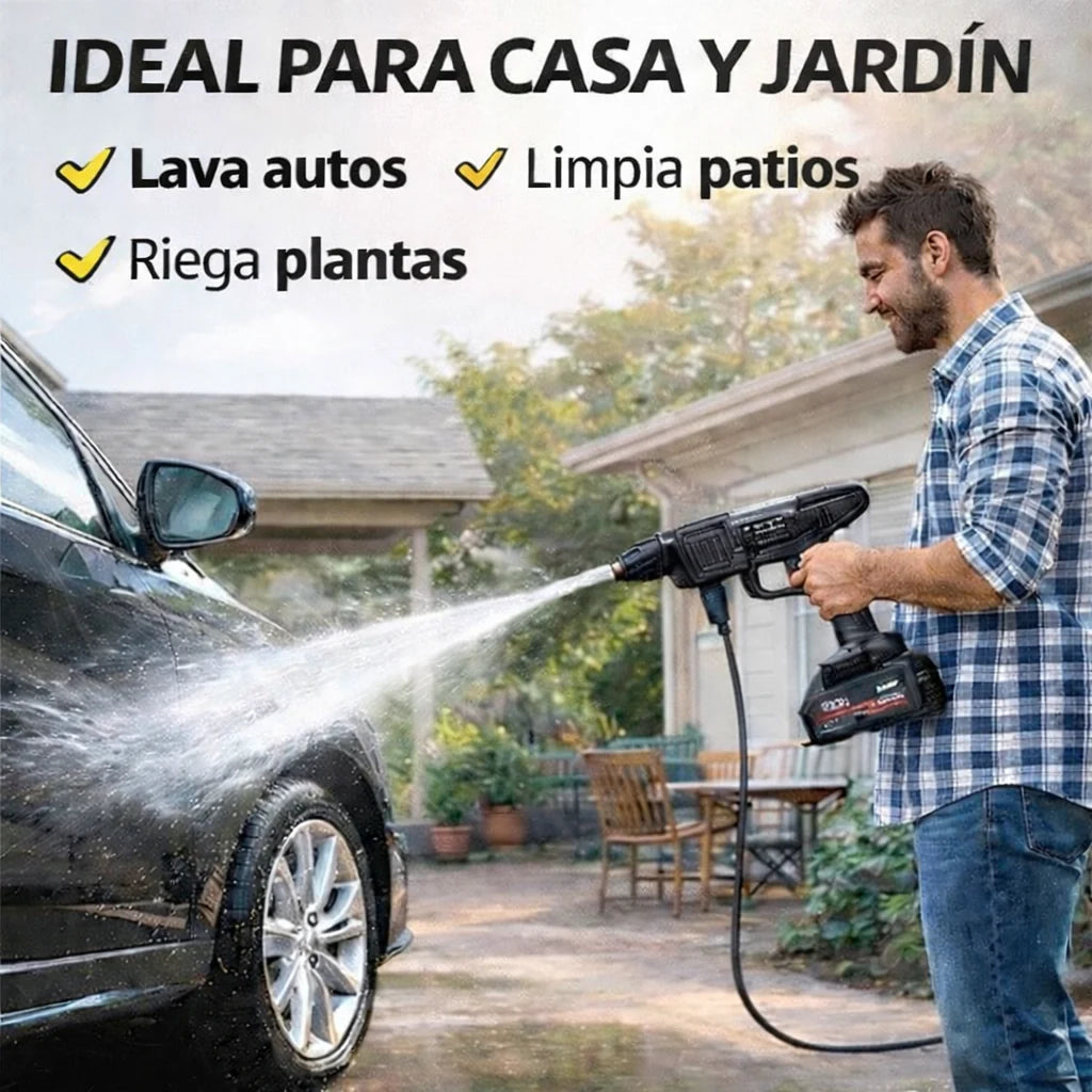 Hidrolavadora Inalámbrica + 1 Batería adicional SUPER OFERTA.