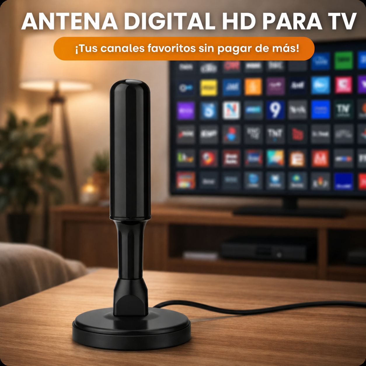 Antena Digital HOTV UHD Profesional: Señal HD sin pagar más