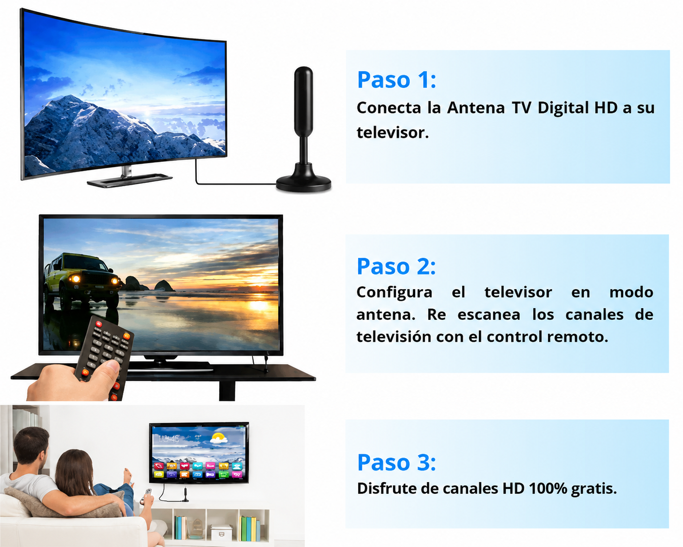 Antena Digital HOTV UHD Profesional: Señal HD sin pagar más