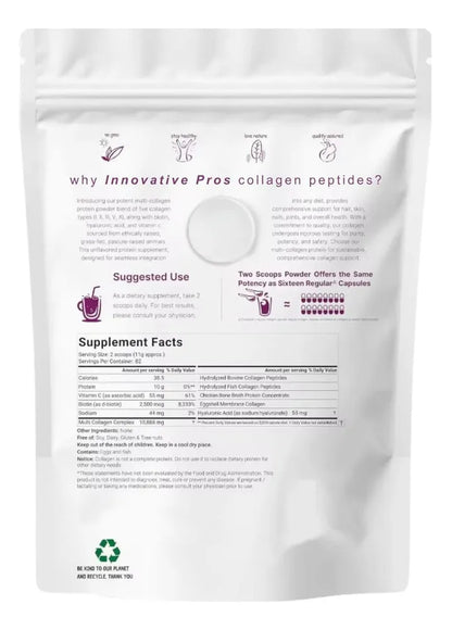 Multi Collagen Peptides 8 en 1 - Bienestar y Vitalidad