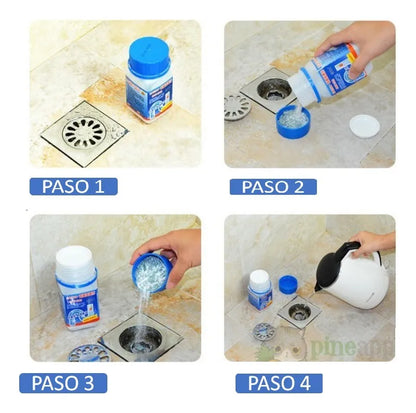 Destapa Cañerías Express 3x1 (270gr c/u) + Envío Gratis