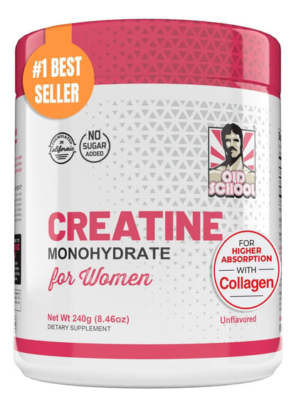 Creatina Monohidratada para Mujeres - Glúteos, Energía & Piel