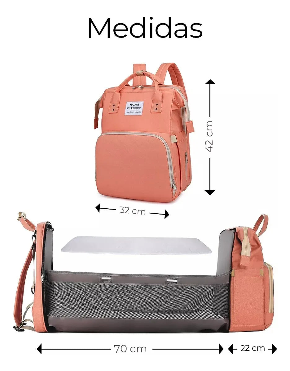 Super mochila 3 en 1 - Multifuncional con cama plegable