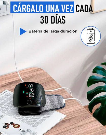 Tensiómetro Digital de Muñeca Recargable/ Portátil/ Fácil de usar