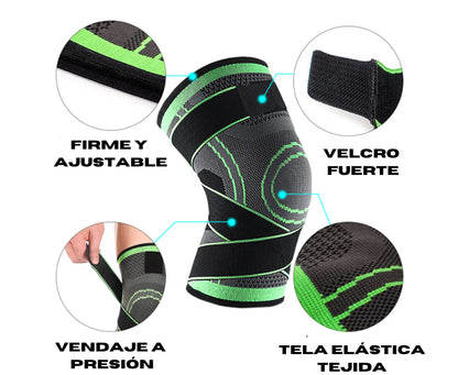 Rodillera Elástica con Banda - Ajustable universal