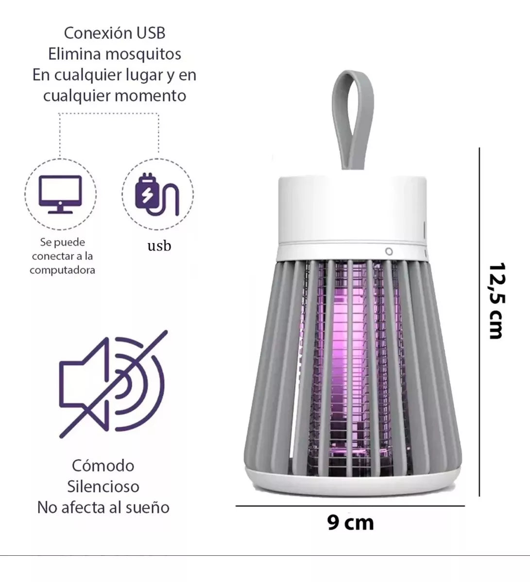 Protección total - Lampara Anti Mosquitos
