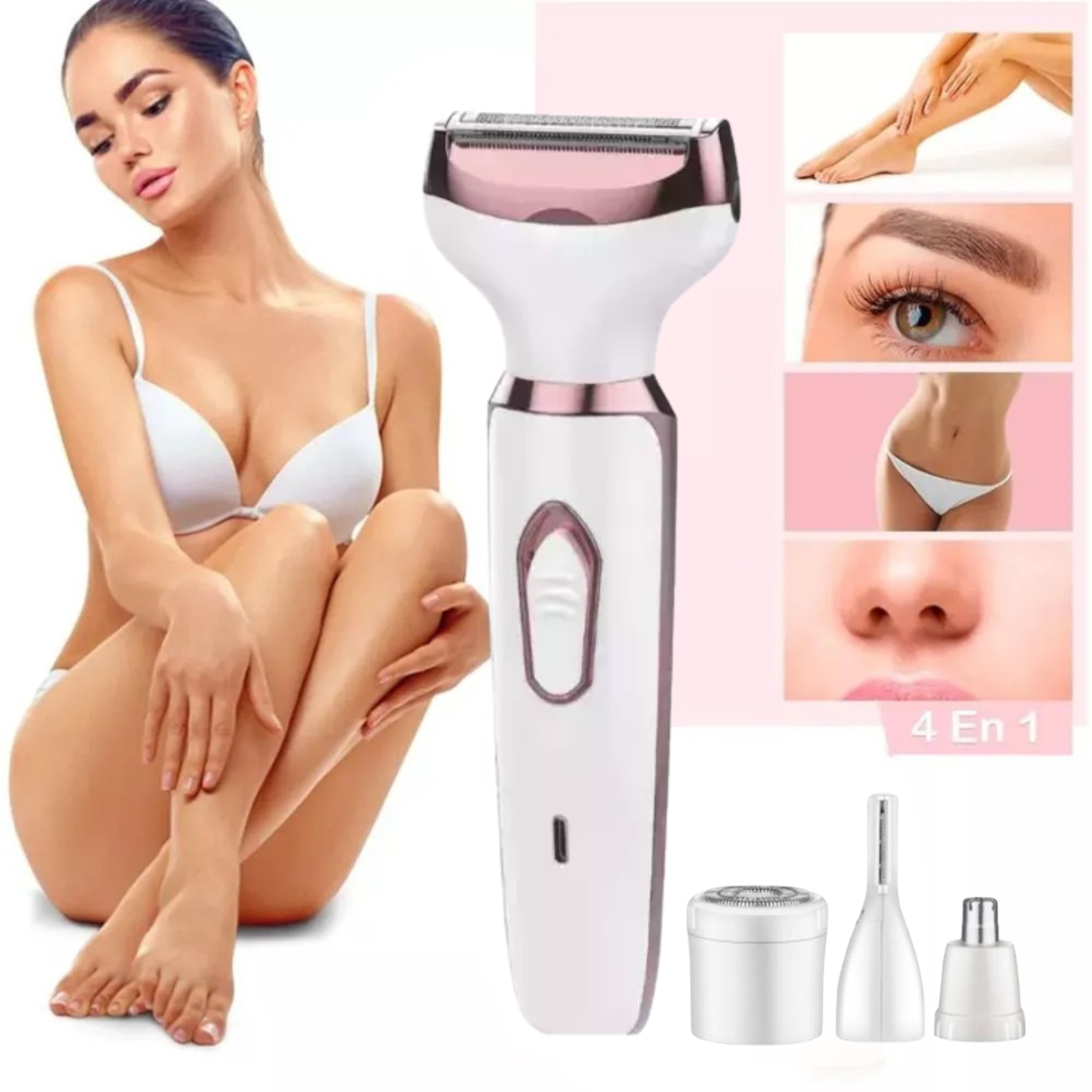 Depiladora Facial y Corporal 4 en 1 💖 Precisión y Cuidado Total 🌸 ¡OFERTA ESPECIAL!