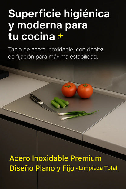 Tabla de picar de Acero Inoxidable / Tabla Pequeña GRATIS 🎁