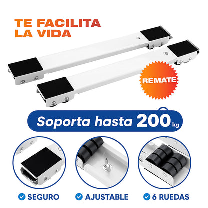 BASE MÓVIL UNIVERSAL CON RUEDAS PARA ELECTRODOMESTICOS