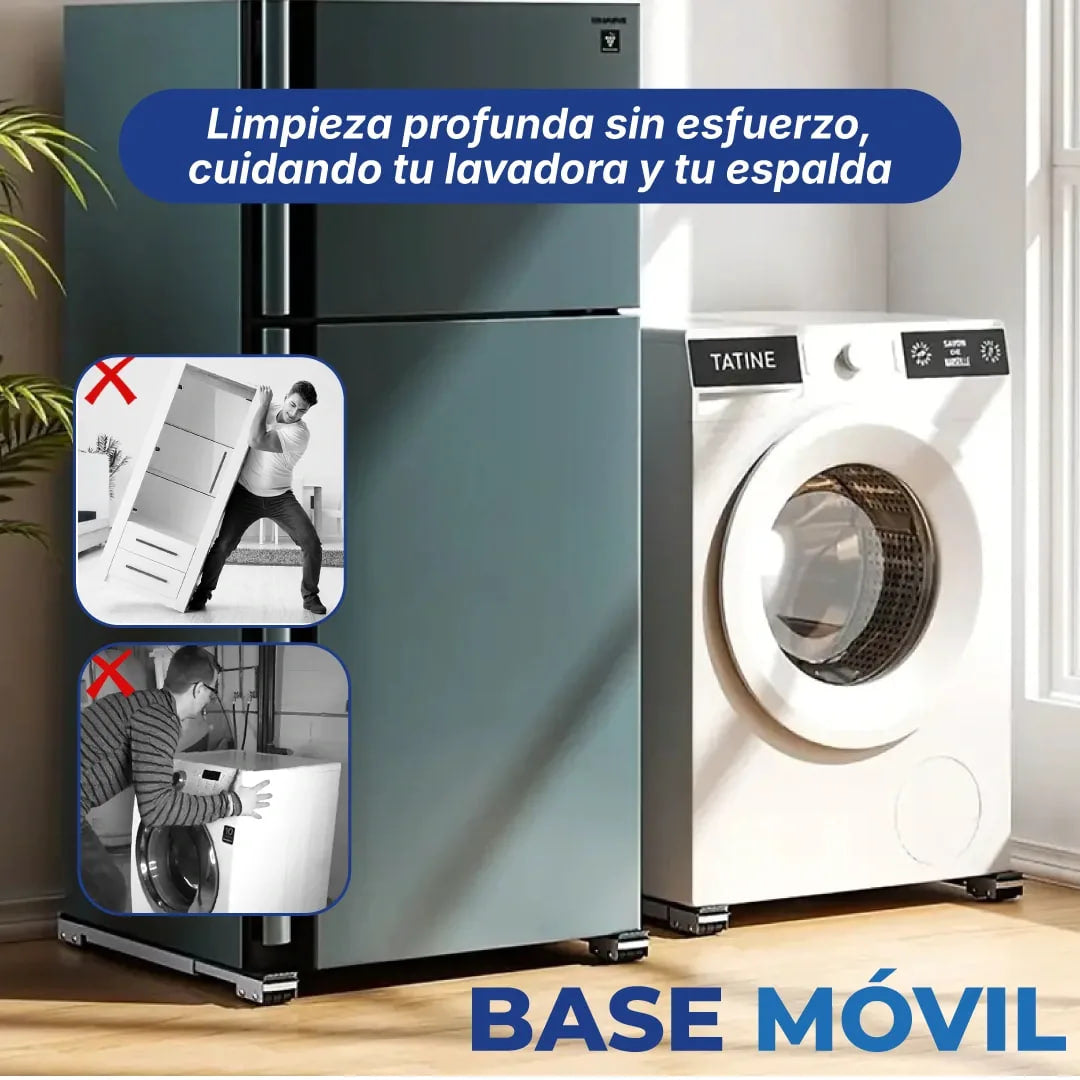 BASE MÓVIL UNIVERSAL CON RUEDAS PARA ELECTRODOMESTICOS