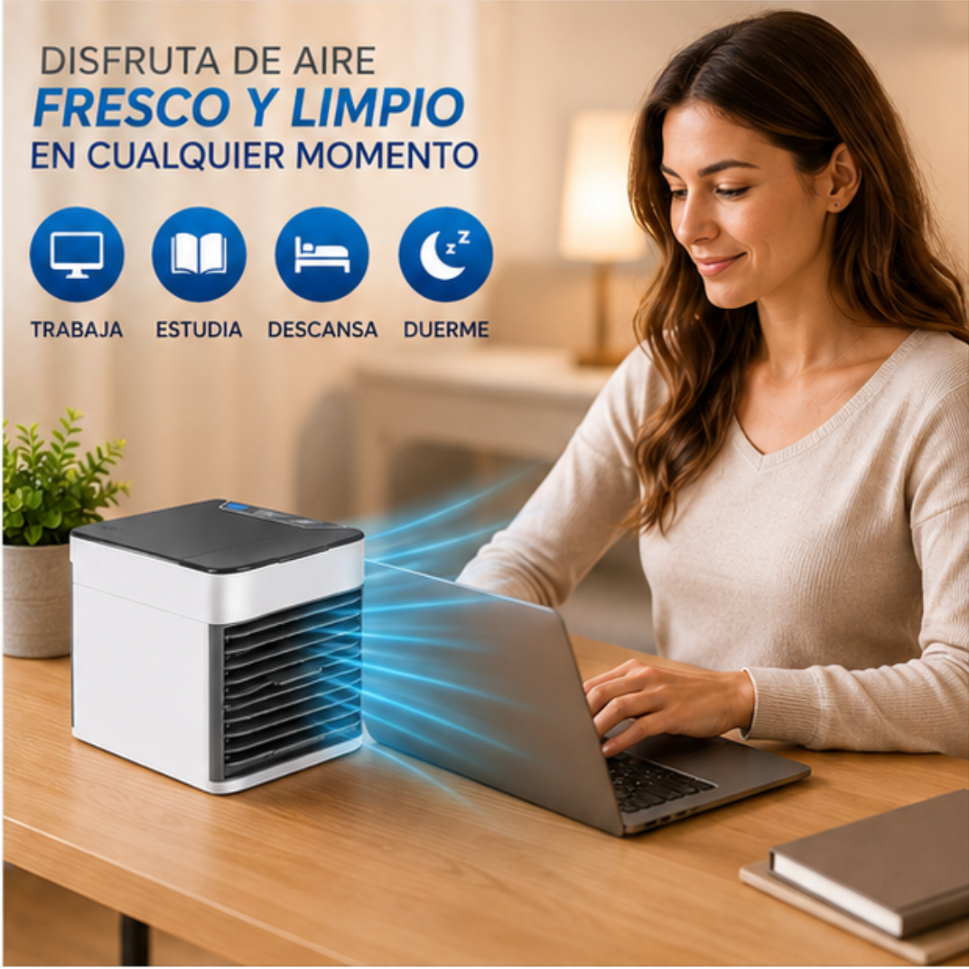 Arctic Air Ultra | Enfriador de Aire Personal 3 en 1 para Sentirte Fresco Donde Estés