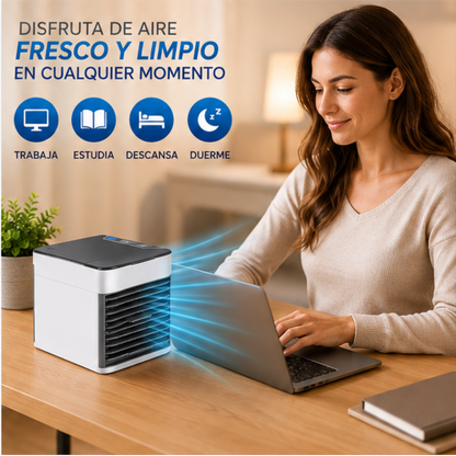 Arctic Air Ultra | Enfriador de Aire Personal 3 en 1 para Sentirte Fresco Donde Estés