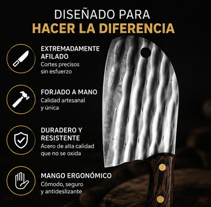 🔪 Cuchillo Tazaki Profesional | Cortes Perfectos con Precisión Desde el Primer Uso