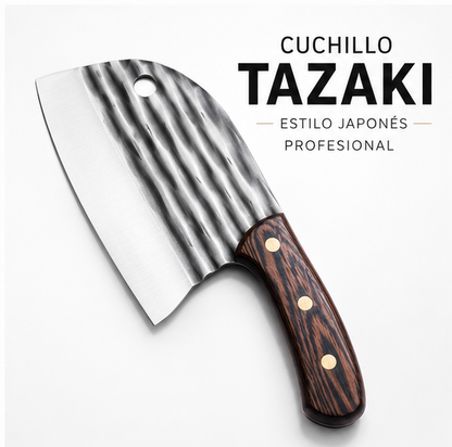 🔪 Cuchillo Tazaki Profesional | Cortes Perfectos con Precisión Desde el Primer Uso