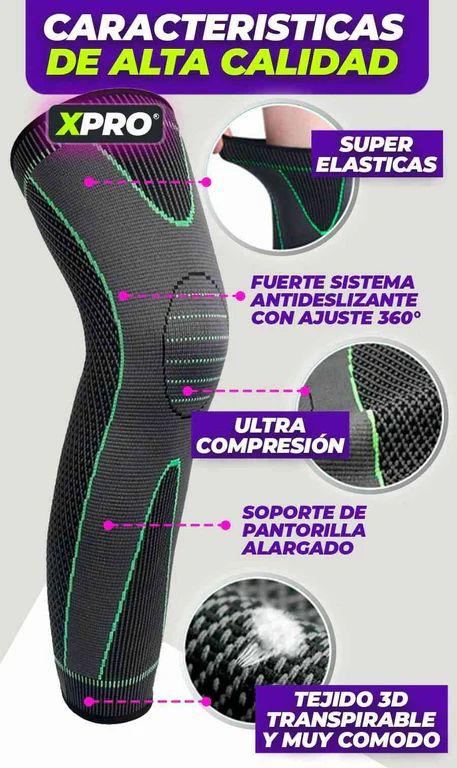 2 RODILLERAS LARGAS DE COMPRESIÓN - Técnica de protección revolucionaria