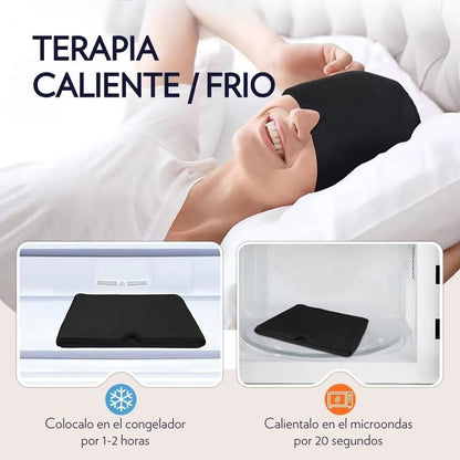 🧊 ¡Alivio inmediato para tus migrañas! – Gorro de Gel Icetherapy™