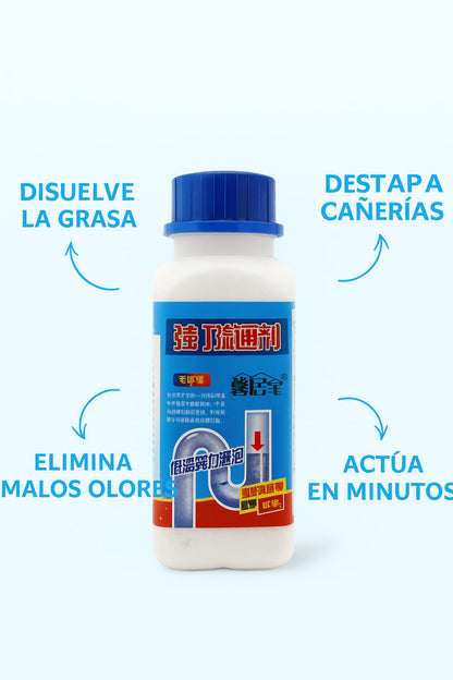 Destapa Cañerías Express 3x1 (270gr c/u) + Envío Gratis