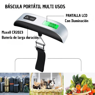 Bascula Digital De Alta Precisión, Portátil - Evita tarifas adicionales