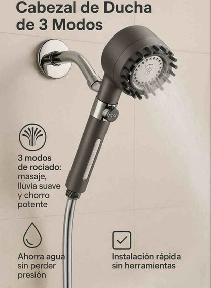 🚿Cabezal de ducha multifuncional de ajuste